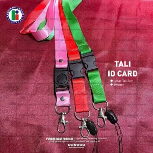 Foto Produk Tali Gantungan ID Card Bahan Nylon 2cm | percetakan Pondok Indah Parepare