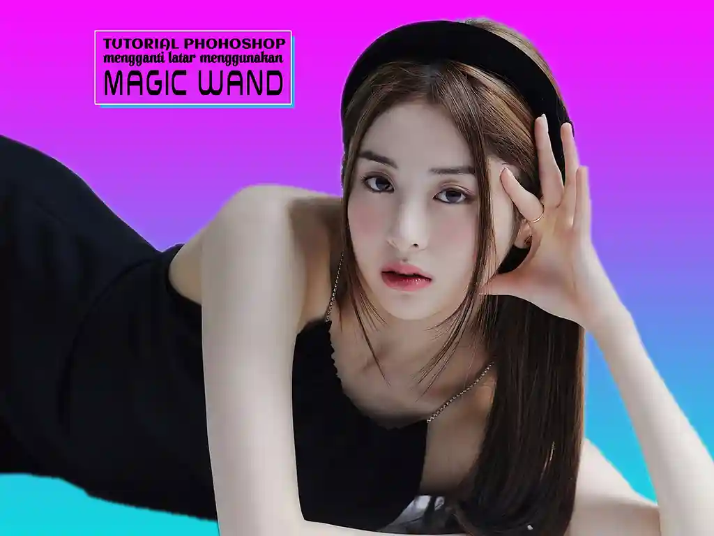 Tutorial Photoshop | Cara mudah mengganti latar menggunakan Magic Wand Tool