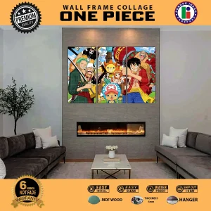 Wall Frame One Piece Kolase Pemasangan di Ruang keluarga | Percetakan Pondok Indah Parepare