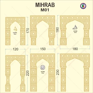 Mihrab Minimalis M01