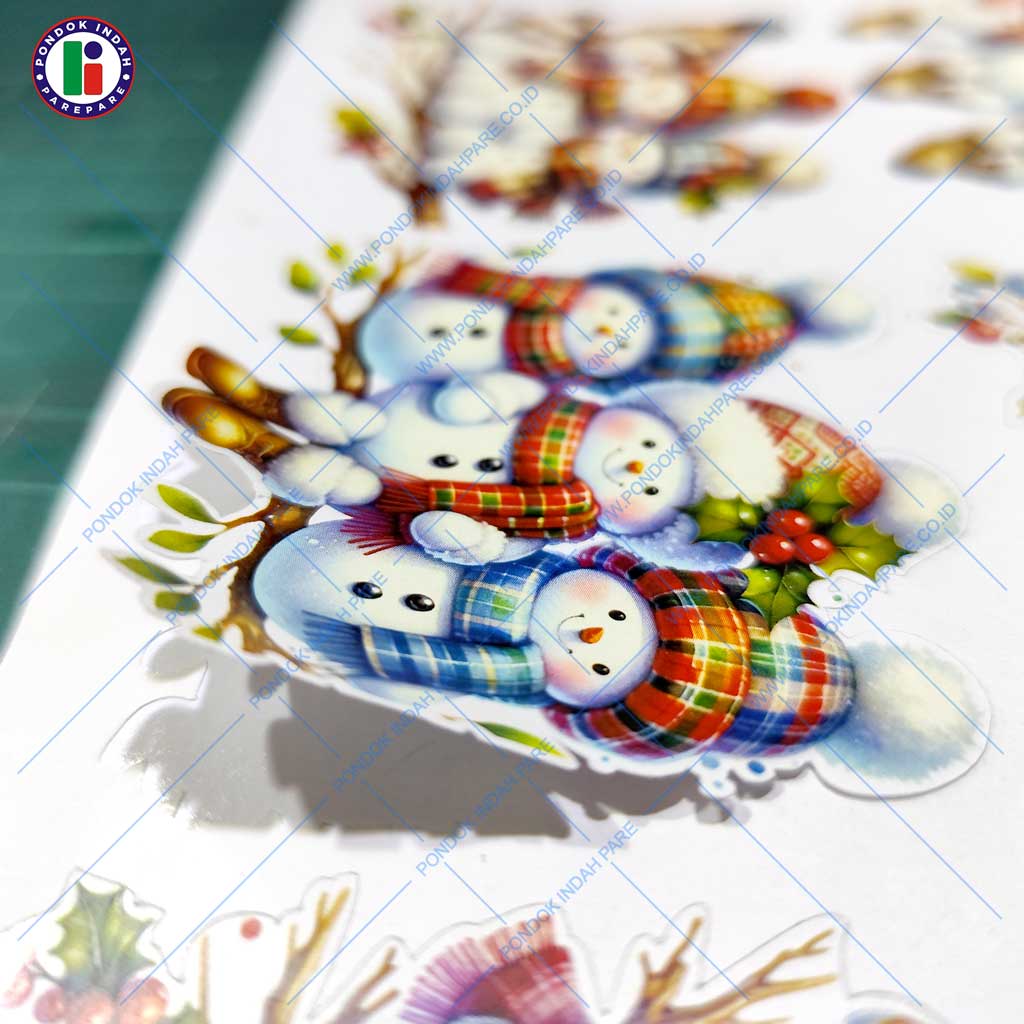 Stiker Deco Snowman