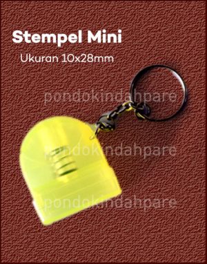 Stempel Mini Gantungan Kunci