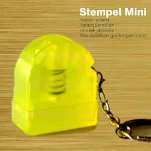 Stempel Mini Gantungan Kunci
