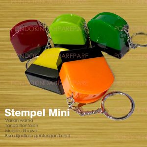 Stempel Mini Gantungan Kunci